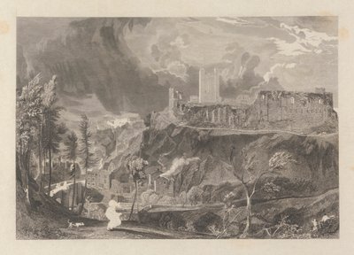 Richmond Castle and Town av John Wykeham Archer