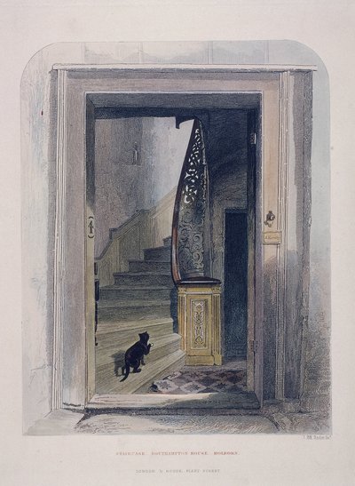 Southampton House, Chancery Lane, London, 1851 av John Wykeham Archer