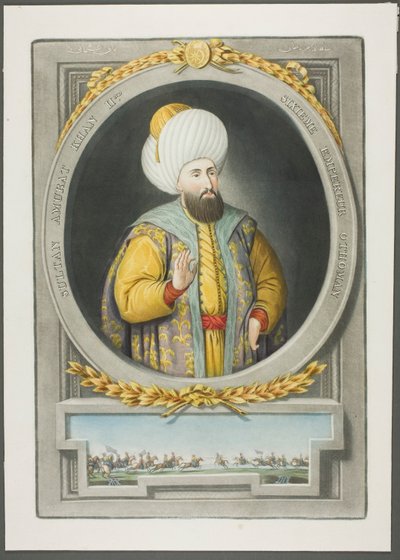 Amurat Kahn II, från Porträtt av Turkiets kejsare av John Young