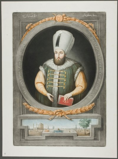 Mustapha Kahn, från Portraits of the Emperors of Turkey av John Young