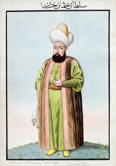 Osman I, ottomansk kejsare, 1808 av John Young