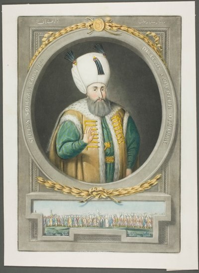 Soliman Kahn I, från Porträtt av Turkiets kejsare av John Young