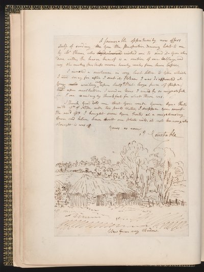 Autografbrev från John Constable till John Thomas Smith, från Memoirs of the Life of John Constable, av Charles Robert Leslie, tryckt av James Carpenter, 1843 av John Constable