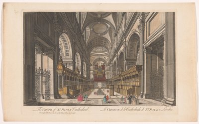 Utsikt över kören i Saint Paul