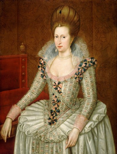 Anne av Danmark av John de (attr.to) Critz