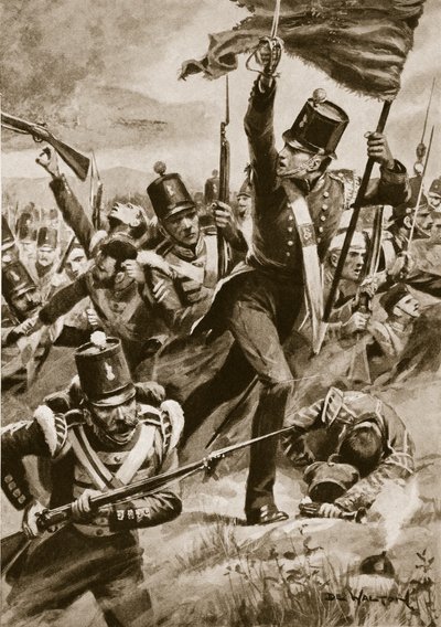 Ljusdivisionens frammarsch vid Alma den 29 september 1854 av John de Walton