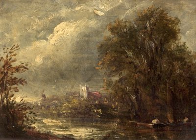 På Stouren, 1800-talet av John manner of Constable