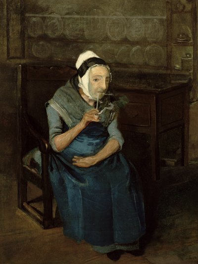 Porträtt av en tjänare från Bramham Park, Yorkshire, ca 1822 (olja på duk) av John of Hull Widdas