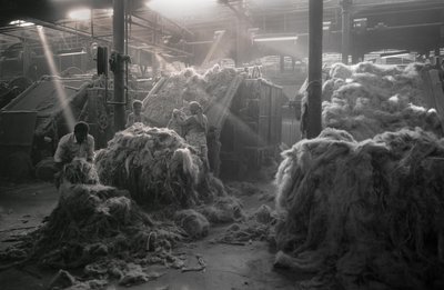 Jutefabrik, Kolkata, Indien, 2017 (foto) av Jon Nicholson