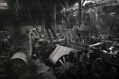 Jutefabrik, Kolkata, Indien, 2017 (foto) av Jon Nicholson