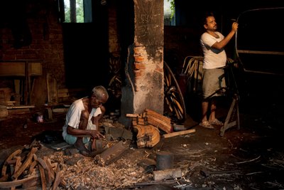 Rickshaw-dragare, Kolkata, 2009 (foto) av Jon Nicholson