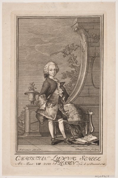 Christian Ludvig Scheel von Plessen av Jonas Haas