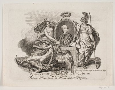 Christian VII som kronprins av Jonas Haas