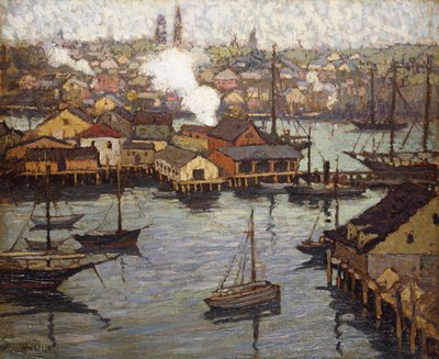 Utsikt från Banner Hill, East Gloucester av Jonas Lie