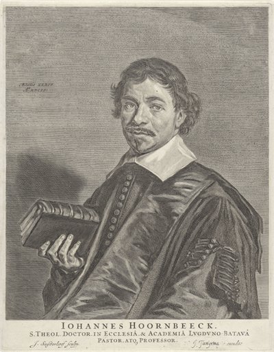 Porträtt av Johannes Hoornbeeck av Jonas Suyderhoef