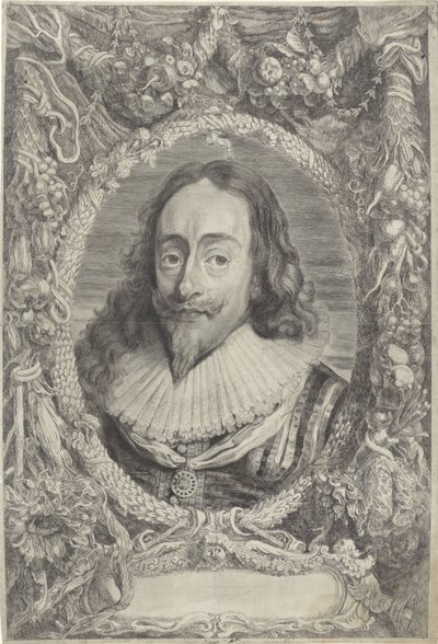 Porträtt av Karl I, kung av England av Jonas Suyderhoef