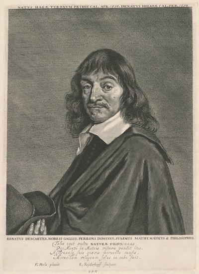 René Descartes av Jonas Suyderhoff, after Frans Hals