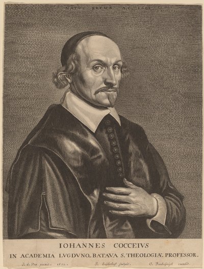 Johannes Cocceius av Jonas Suyderhoff after Jan de Vos
