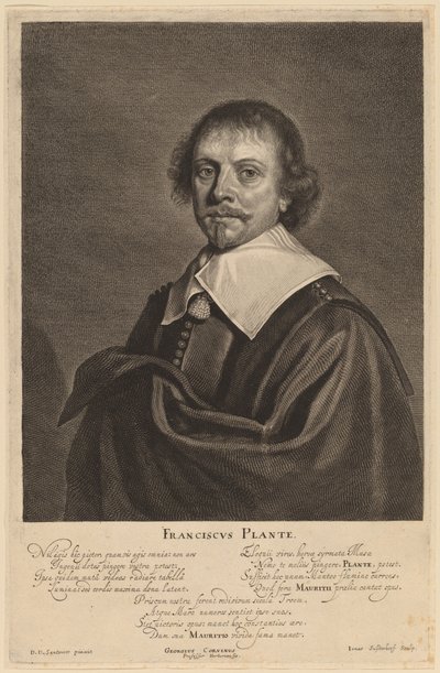 Francis Plante av Jonas Suyderhoff after Pieter Dircksz Santvoort