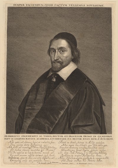 Fredrik Spanheim av Jonas Suyderhoff after Pieter Dubordieu