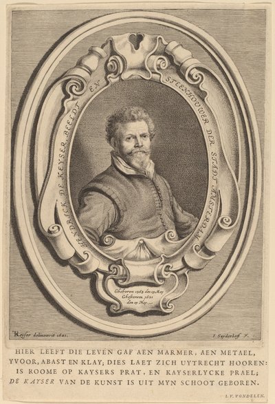 Hendrick de Keyser av Jonas Suyderhoff after Thomas de Keyser