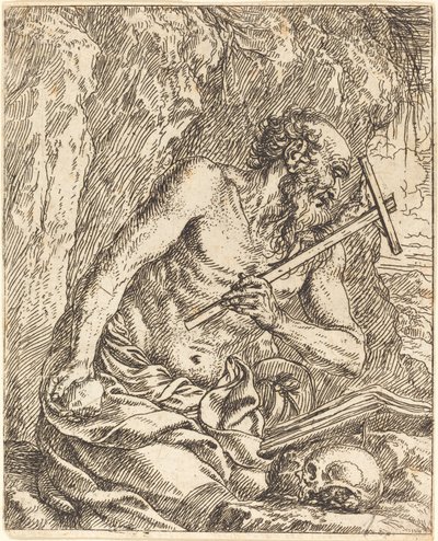 Sankt Jerome Penitent av Jonas Umbach