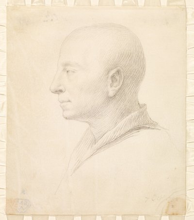 Självporträtt i profil, 7 oktober 1732 av Jonathan Richardson