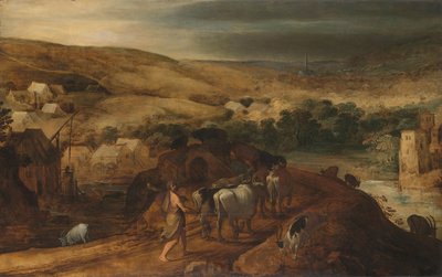 Hercules stjäl Geryons oxar av Joos de Momper (II)