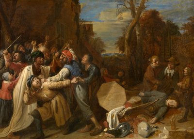 Döden är hård och snabb (olja på duk) av Joos van Craesbeeck