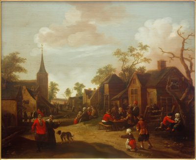 Livlig bygata av Joost Cornelisz. Droochsloot