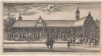 Utsikt över börsen i Rotterdam Vykort (serietitel) av Joost van Geel