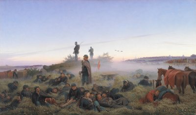 Morgonen efter slaget vid Isted 25 juli 1850 av Jorgen Valentin Sonne
