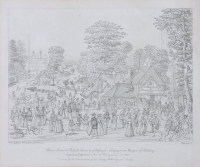 Fest på Horseydown ca 1590 av Joris Hoefnagel