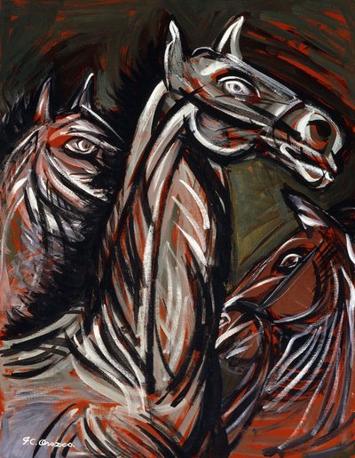 hästar; Hästar av José Clemente Orozco