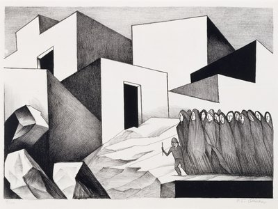 Soldaternas änkor av José Clemente Orozco