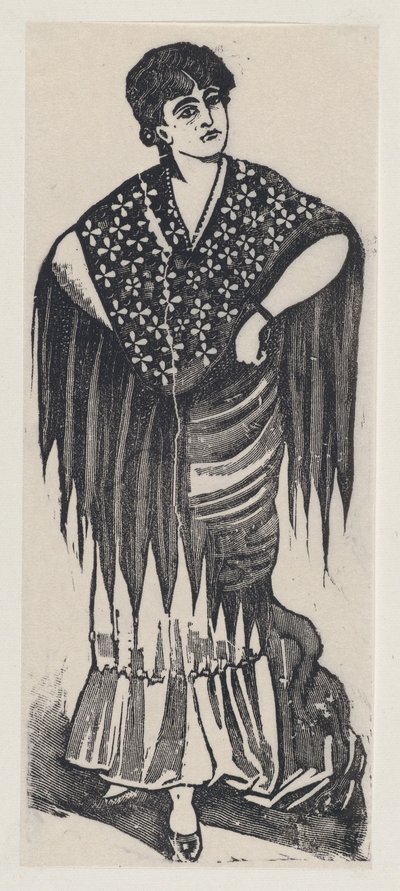 En zigenare, ca. 1880-1910., ca. 1880-1910. av José Guadalupe Posada