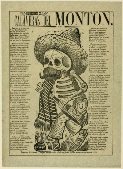 Massornas Calavera, nr 2 av José Guadalupe Posada