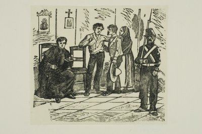 Corrido: En dömd mans dödsrum av José Guadalupe Posada