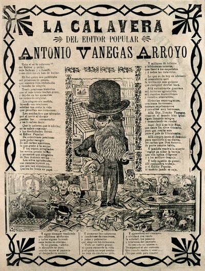 Populär gravyr av Jose Guadalupe Posada av José Guadalupe Posada