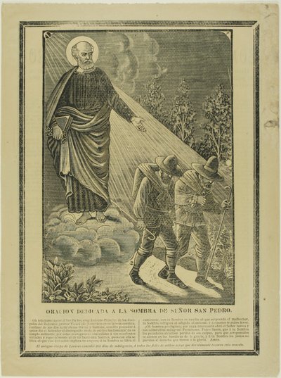 Bön tillägnad Sankt Petrus skugga av José Guadalupe Posada