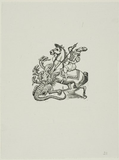 Sankt Georg av José Guadalupe Posada