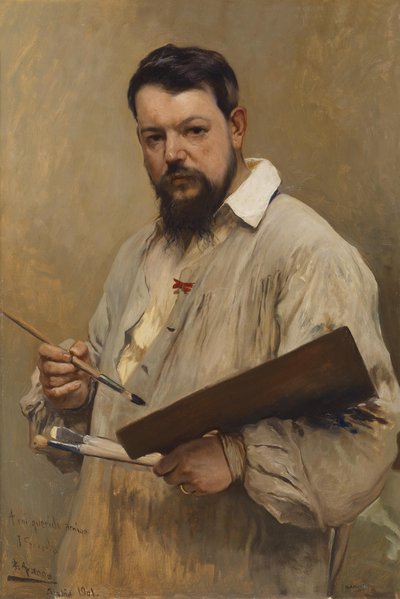 Spanska: El pintor Joaquín Sorolla Målaren Joaquín Sorolla av José Jiménez Aranda