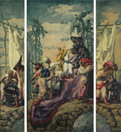 Sommar - Afrika Triptyk, 1917-1918 av José María Sert