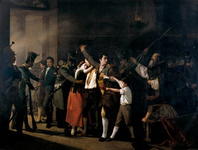 Skjutning av de spanska patrioterna i Buen Suceso (i gryningen den 3 maj 1808) av José Marcelo Contreras y Muñoz
