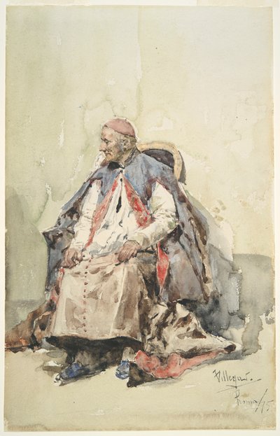 Porträtt av en kardinal av José Villegas Cordero