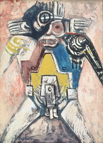 Den blinde indianen av José Clemente Orozco