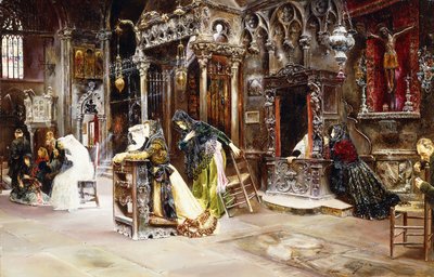 Bekännelsen, 1893 av Jose Gallegos Arnosa