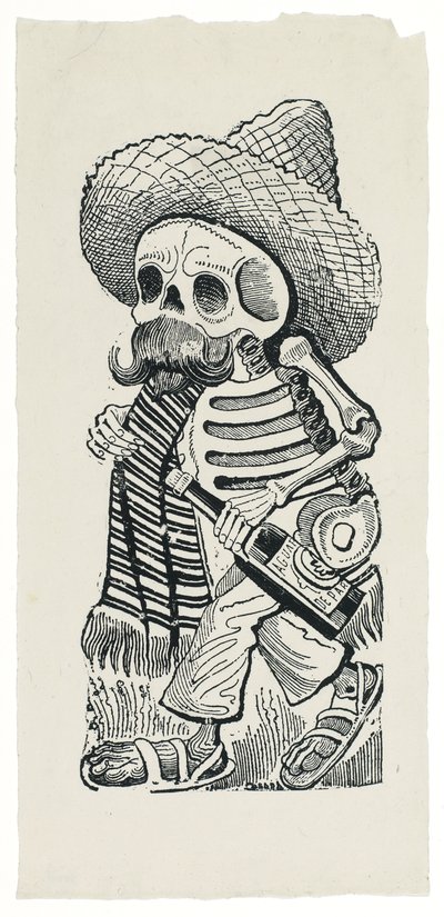 Skull of Francisco I. Madero av José Guadalupe Posada