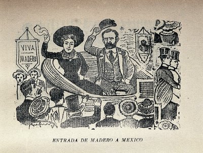 Maderos inresa till Mexiko av José Guadalupe Posada
