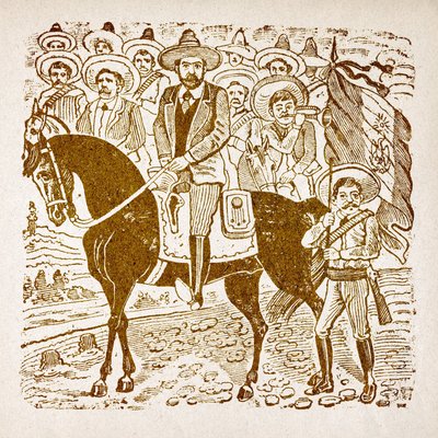 Mexiko, Mexikanska revolutionen av Jose Guadalupe Posada